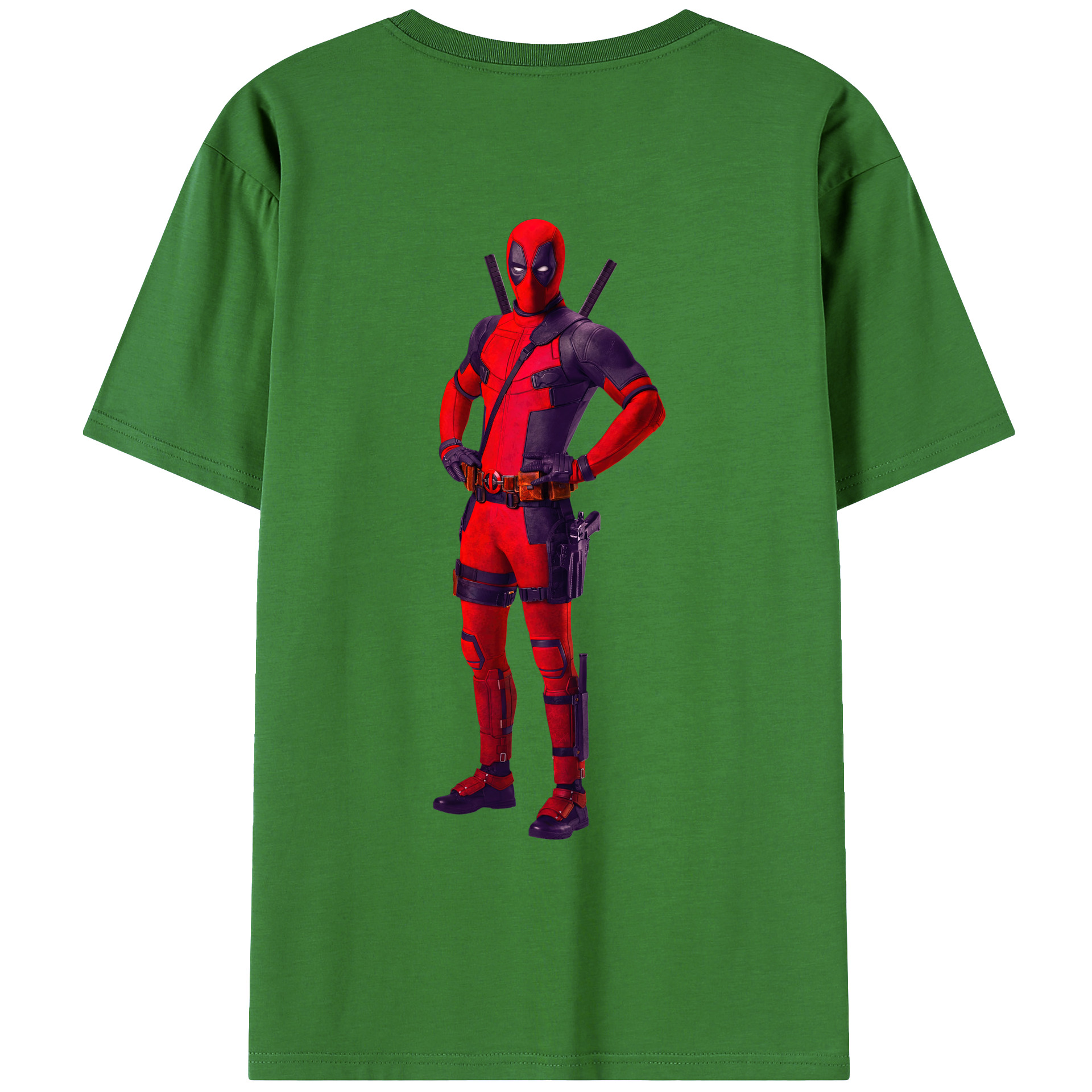 （画像用） Deadpool デッドプール レディース半袖Tシャツ(バックプリント)